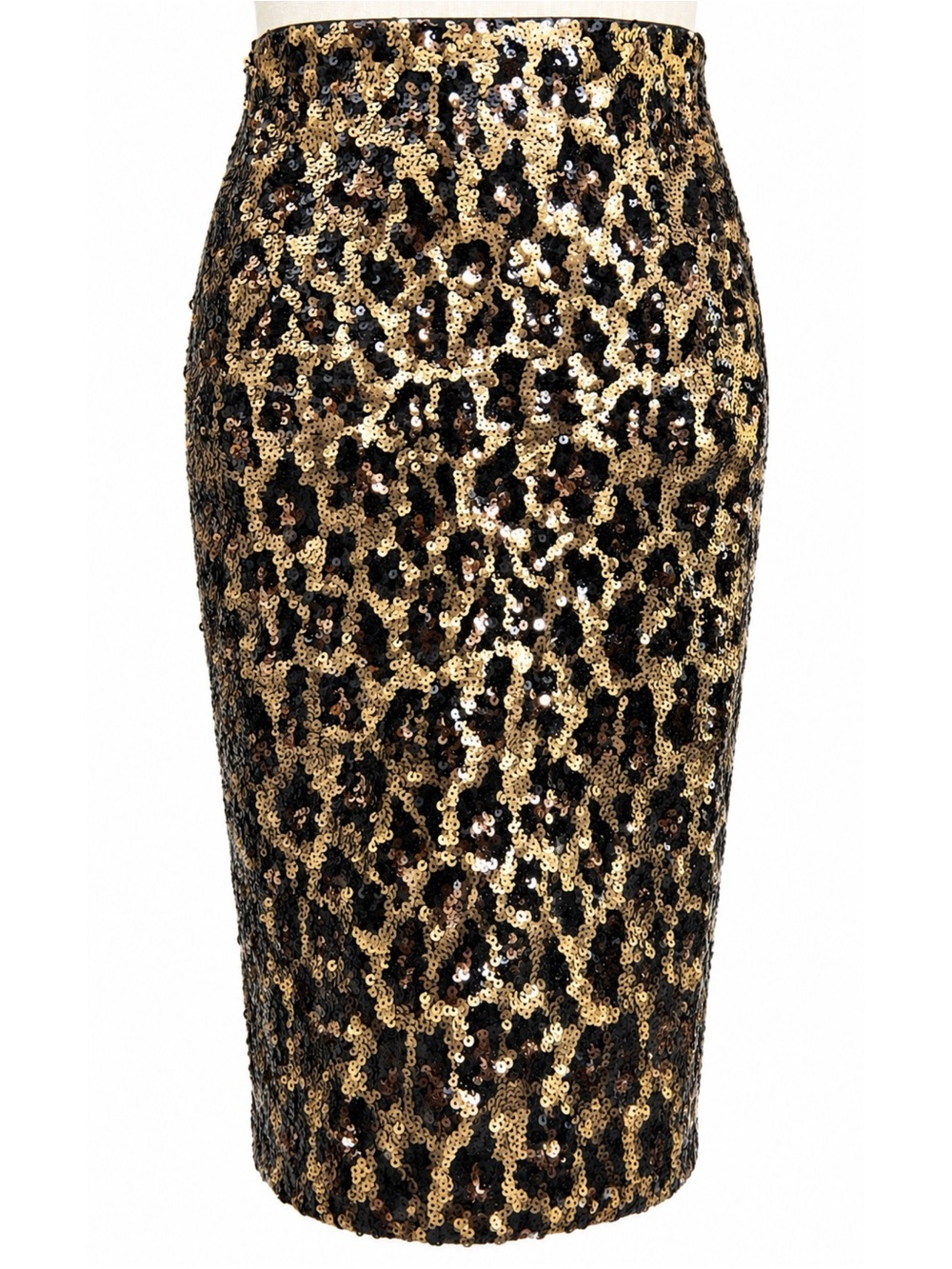 Alice + Olivia Sequined Leopard Skirt 0